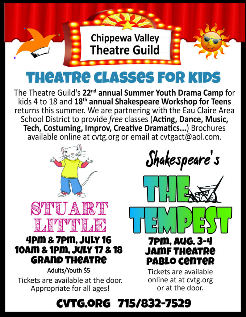 Theatre & Musicals in Eau Claire, WI | Chippewa Valley Theatre Guild