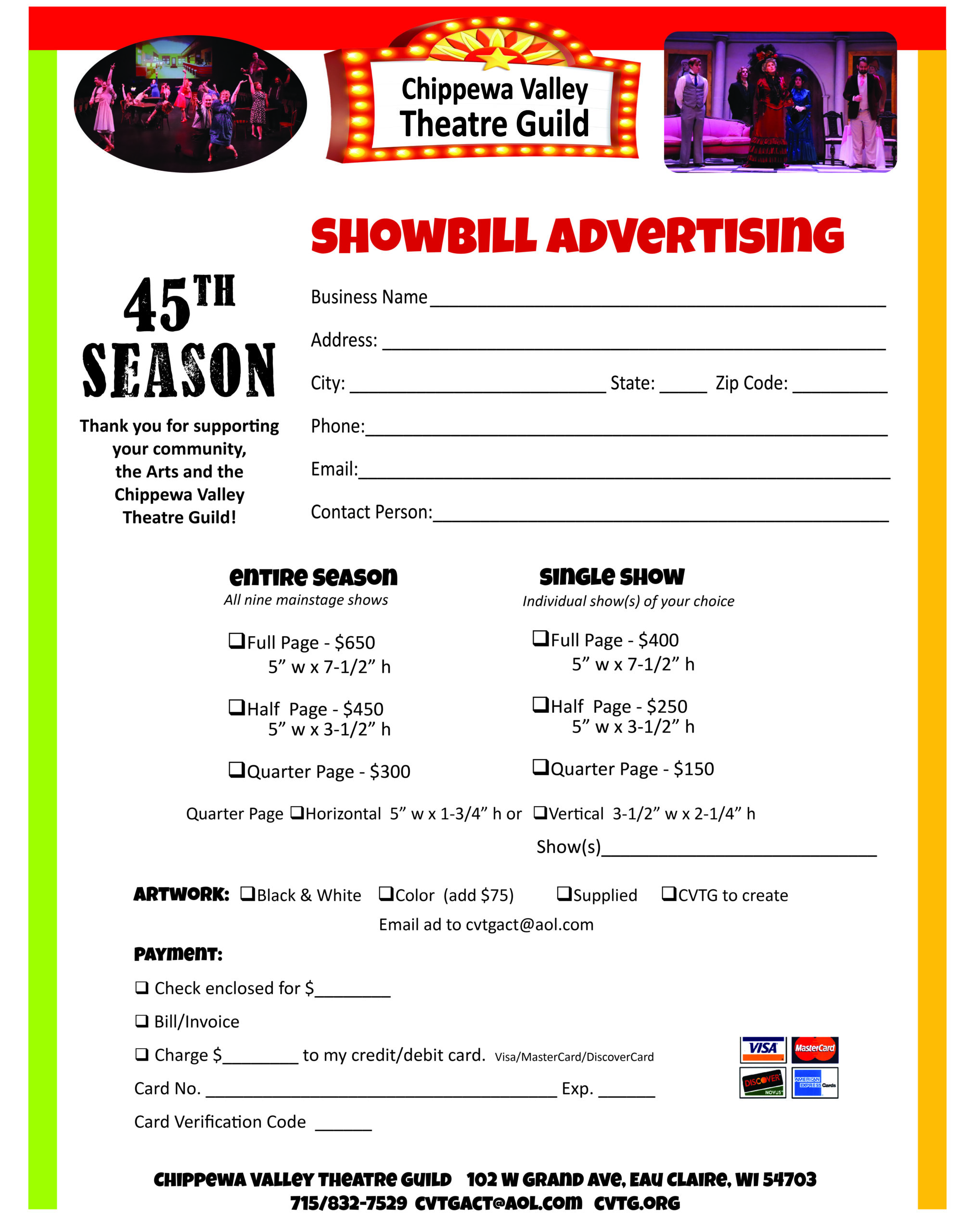 CVTG Advertising 2026 2027